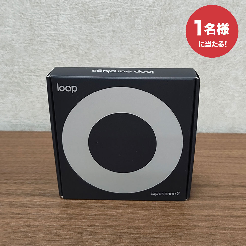 loop earplugs (Experience 2)　カラー：シルバー