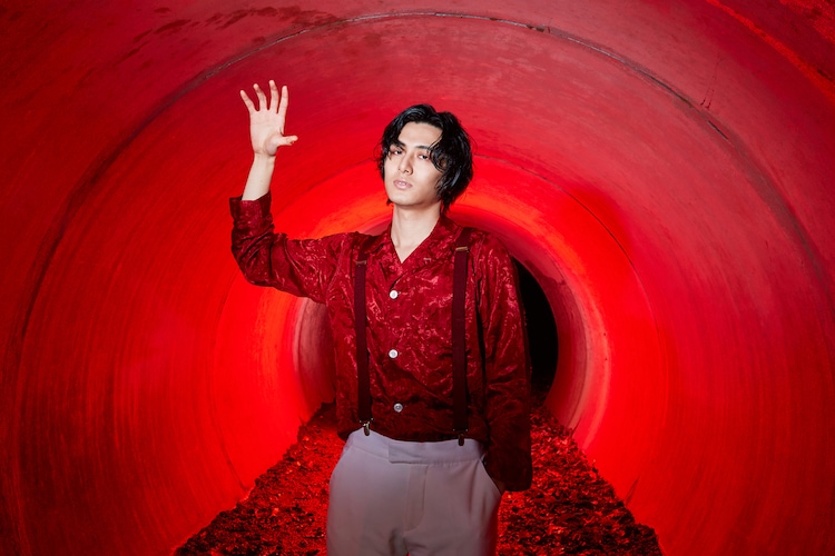 藤井風HEHN RECORDS 赤 シャツ Sサイズ 藤井風HEHN RECORDS 赤 シャツ