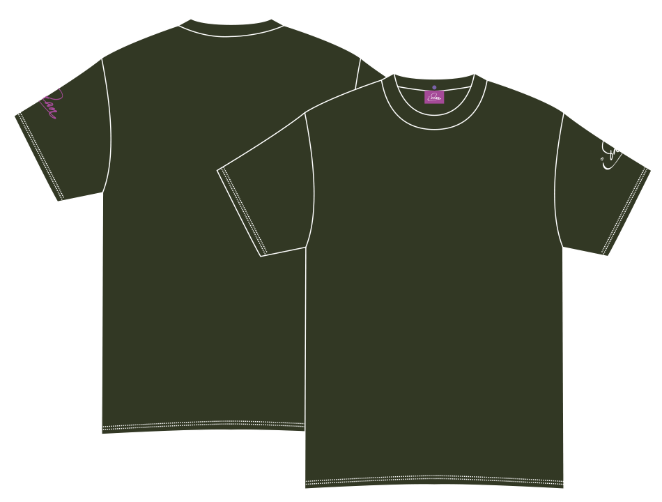 伊藤 蘭 Tシャツ グリーン