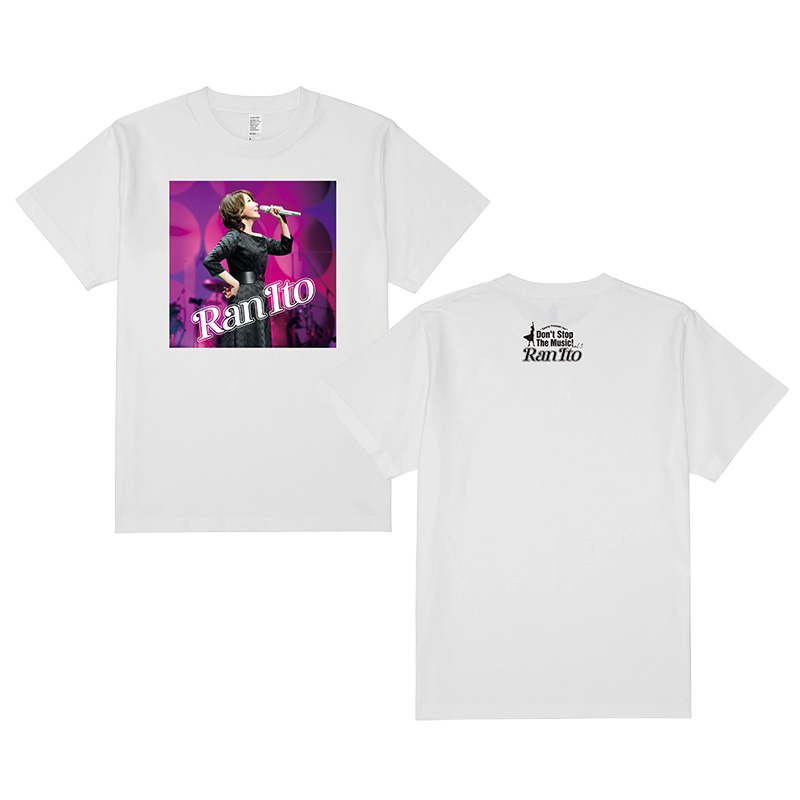 伊藤 蘭 フォトプリントTシャツ カラーver. ホワイト